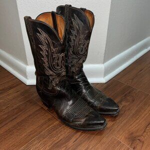 Lucchese 1883 Corbin Cowboy Western Boots Size US Mens 10.5EE